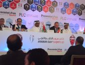 بالصور.. أول ظهور لرئيس الجبلاية الجديد فى مؤتمر السوبر الإماراتى