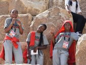 بالصور.. جولة ترفيهية لوفود بطولة أفريقيا لناشئات السلة فى الأهرامات