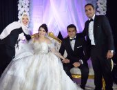 الهضبة وحماقى وشيرين فى زفاف "أحمد الصيفى" و"إسراء مقبل" 