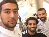 شاهد.. سيلفى محمد صلاح وكوكا والسعيد فى جنوب أفريقيا