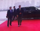 السيسى يصل مقر انعقاد قمة مجموعة العشرين فى هانجتشو
