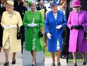 بالصور..حكاية الملكة إليزابيث مع ألوان "الرينبو" 33 مرة فى مناسبات مختلفة