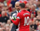 بالفيديو والصور.. "خناقة" بين رونى وجوارديولا فى ديربى مانشستر