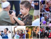بالصور.. مهرجان "السيلفى للجميع" فى ساحات صلاة العيد