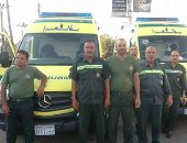  بالصور.. غرفة عمليات و95 سيارة إسعاف بالمتنزهات والحدائق فى كفر الشيخ