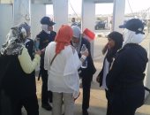 الشرطة النسائية تؤمن استاد الدفاع الجوى قبل مباراة السوبر الإماراتى