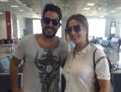 جنات تنشر صورة مع حماقى بعد إحيائهما حفل تنشيط السياحة بالغردقة