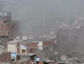 صحافة المواطن.. قارىء يرصد حريقا فى شارع سعد بالجيزة