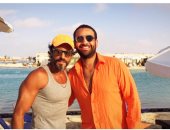 عمر السعيد ينشر صورة له مع يوسف الشريف فى الساحل الشمالى