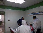 بالصور..مدير الصحة بالشرقية يزور المصابين فى انفجار أنبوبة بوتاجاز