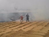 الحماية المدنية تسيطر على حريق بمخزن تابع لوزارة البيئة بالشرقية