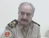 المشير خليفة حفتر  قائد الجيش الليبى يصل القاهرة