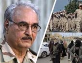 المشير حفتر: الجيش المصرى يتحمل العبء الكبير فى حماية الحدود الليبية