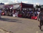 بالفيديو.. تظاهرات حاشدة فى مدينة البيضاء الليبية دعما للمشير "حفتر"