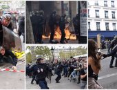اعتقال 62 شخصا فى مظاهرات مناهضة لقانون العمل فى فرنسا