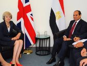 رئيسة وزراء بريطانيا للسيسي: نتطلع لفتح صفحة جديدة فى العلاقات مع مصر
