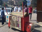 حملة مكبرة بميدان الجيزة والشوارع الجانبية المحيطة به لرفع الإشغالات