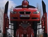 شاهد بالصور والفيديو.. مهندسون أتراك يحولون سيارة BMW لإنسان آلى