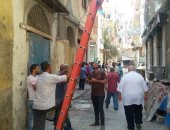 إصابة ربة منزل فى انهيار جزء من عقار بالإسكندرية