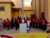 بالصور.. الأمن يحيط حجرة ملابس أسوان عقب اشتباكات طنطا