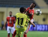 محمد نجيب يتقدم للأهلى على المقاولون العرب فى الدقيقة 18