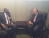 شكرى لنائب رئيس جنوب السودان الأول: ندعم الاستقرار والسلام فى جوبا