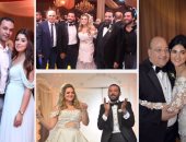 نجوم الفن والرياضة والإعلام فى زفاف نجل مجدى عبد الغنى