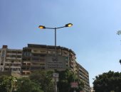 شكوى من إضاءة أعمدة الإنارة نهارا بشارع أحمد سعيد بالعباسية