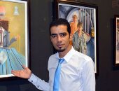 بالصور.. اختتام معرض "تصوير زيتى" للفنان مصطفى السيد بساقية الصاوى