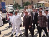 بالصور.. مدير أمن القاهرة يقود حملة لإزالة الاشغالات بالأزهر والميادين