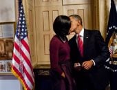 الرئيس الأمريكى يحتفل بعيد زواجه الـ 24 بصحبة زوجته ميشيل