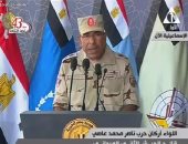قائد الجيش الثانى بـ"احتفالية أكتوبر": مصرون على تطهير سيناء من الإرهاب