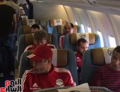 بالصور.. منتخب مصر يغادر مطار برج العرب إلى الكونغو
