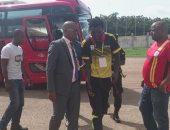 مجموعة مصر.. بالصور.. وصول منتخبى غانا وأوغندا لملعب المباراة