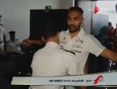 بالفيديو.. تفتيش لاعبى المنتخب فى مطار برج العرب قبل السفر للكونغو