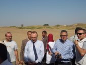 بالصور .. وزير الآثار يتفقد منطقة آثار إهناسيا ببنى سويف