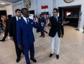 رئيس البرلمان الأفريقى يتفقد القاعة الرئيسية لاحتفالات شرم الشيخ 