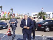 "محلب" و"جمال الدين" و"أبو النجا" يصلون القاهرة بعد حضور احتفالية مجلس النواب