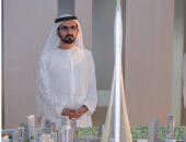 ننشر فيديو وصور وضع حاكم دبى حجر الأساس لبرج "خور" الأطول فى العالم