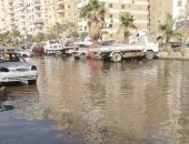 بالصور.. غرق شارع مهدى عرفة بمدينة نصر 