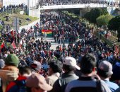 بالصور.. تجدد التظاهر فى مدينة التو فى بوليفيا للمطالبة بالتنمية