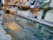 أهالى شارع محمد أمين بالخصوص يعانون من انتشار مياه الصرف الصحى