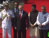 بالفيديو.. فرقة رقص هندى فى استقبال الرئيس الروسى بوتين بـ"مطار غوا"