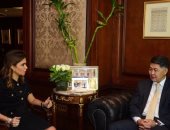سحر نصر تتفق مع سفير كازاخستان على عقد لجنة مشتركة ديسمبر المقبل