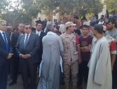 بالصور ..وصول جثمان شهيد سيناء إلى قرية العامرية بالفيوم