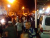 بالصور.. زحام بمدينة الشهداء بعد توقف السيارات بسبب إضراب السائقين