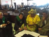 توقيع عقد جمعية صداقة بين مصر والسنغال فى ختام جلسات البرلمان الافريقى