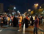 متظاهرو الإسكان الاجتماعى ببورسعيد يتوجهون الي ميدان المعديات
