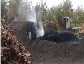 إزالة مكامير الفحم المخالفة لاشتراطات البيئة بمركز أبشواى في الفيوم