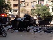 انتشار القمامة بشارع الأربعين خلف حديقة بدر بجسر السويس